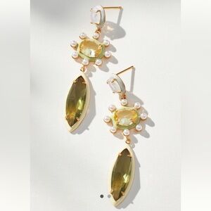 Anthropologie Triple Drop Earrings
